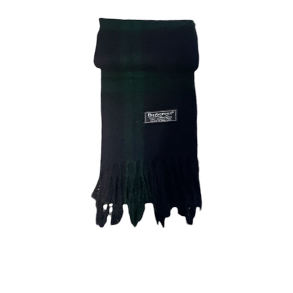 Burberry Lambswool Vintage Navy/Green - Picture 2 of 5